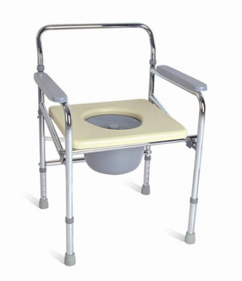 Cadeira de aço dobrável Commode