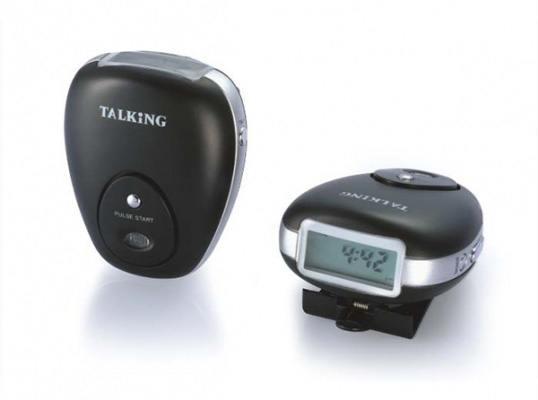 Talking Pedometer with Pulse Meter