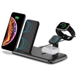 15W 4-in-1 Qi fast charging wireless charger