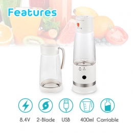 Rechargeable Mini Blender with Vacuum Lid