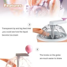 Cone Bucket Manual Ice-Cream Maker
