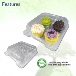 Recyclable PLA Dessert Boxes