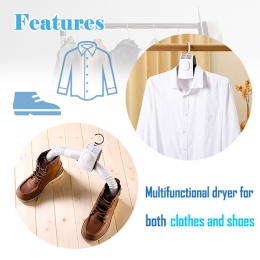 2-in-1 Shoes & Clothes Dryer Hanger
