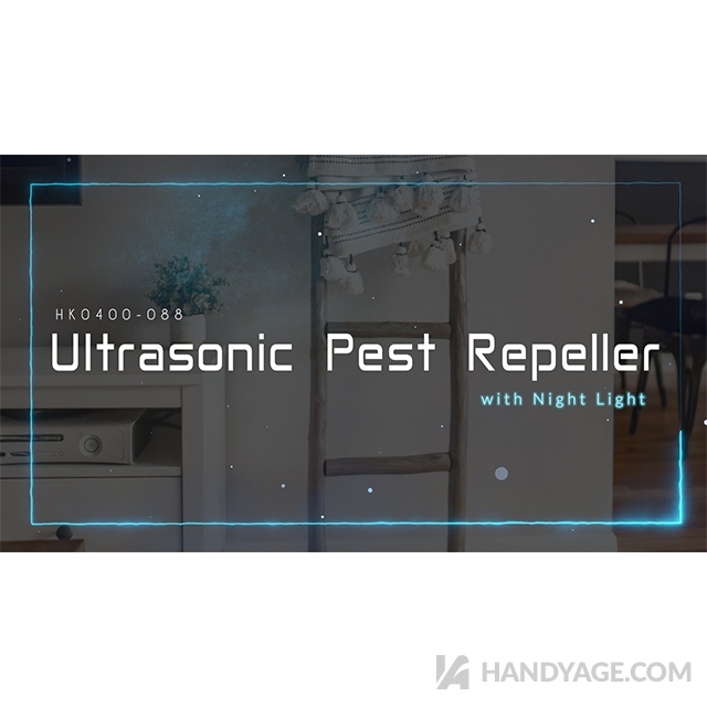 Ultrasonic Pest Repeller with Night Light