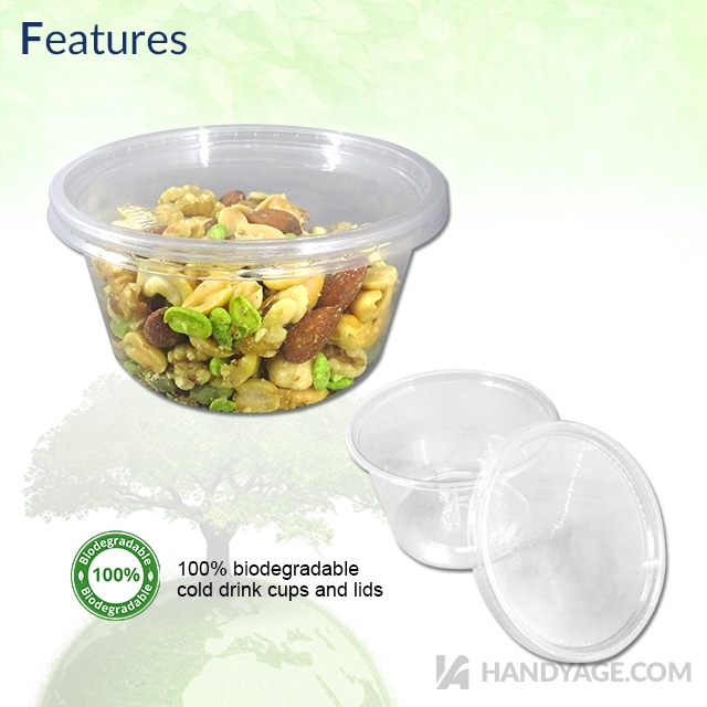 Disposable PLA Deli Container and Portion Cup