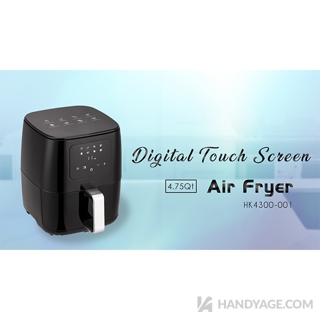 Digital Touch Screen 4.75Qt Air Fryer